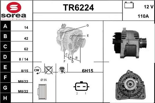 Sera TR6224 - Alternateur cwaw.fr