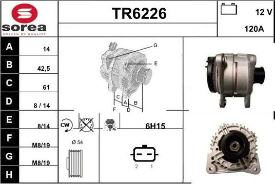 Sera TR6226 - Alternateur cwaw.fr