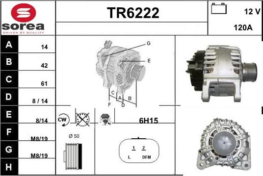 Sera TR6222 - Alternateur cwaw.fr