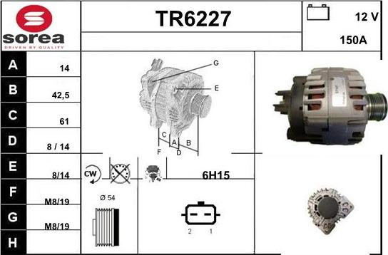 Sera TR6227 - Alternateur cwaw.fr