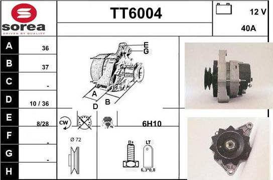 Sera TT6004 - Alternateur cwaw.fr