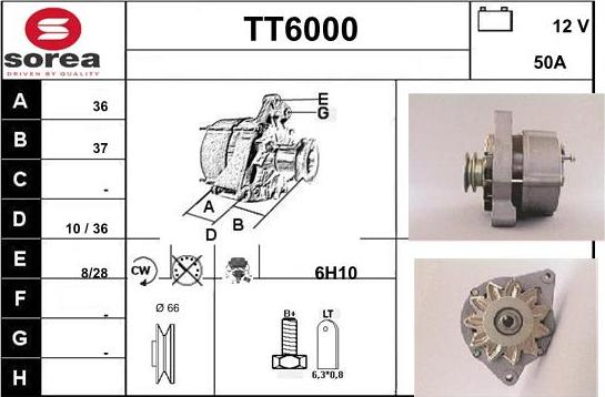 Sera TT6000 - Alternateur cwaw.fr