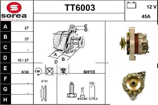 Sera TT6003 - Alternateur cwaw.fr