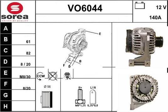 Sera VO6044 - Alternateur cwaw.fr