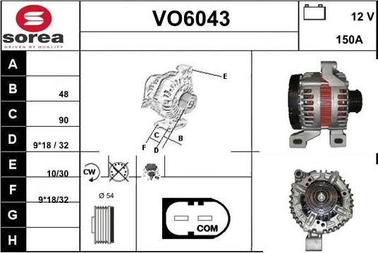 Sera VO6043 - Alternateur cwaw.fr