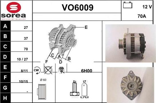 Sera VO6009 - Alternateur cwaw.fr