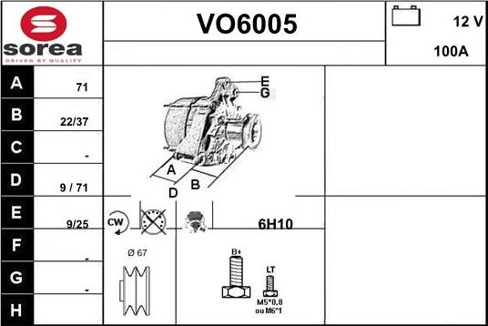 Sera VO6005 - Alternateur cwaw.fr