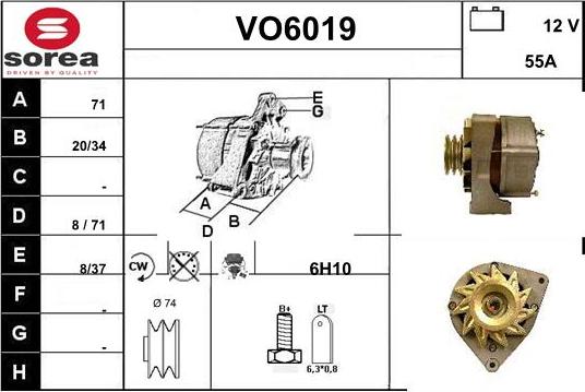 Sera VO6019 - Alternateur cwaw.fr