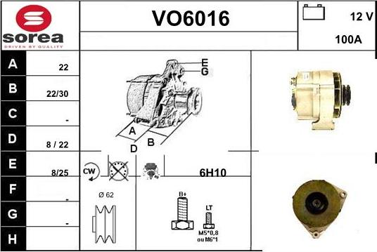 Sera VO6016 - Alternateur cwaw.fr