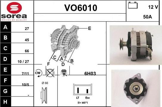 Sera VO6010 - Alternateur cwaw.fr