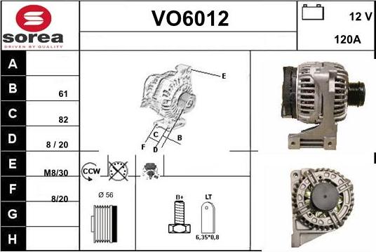 Sera VO6012 - Alternateur cwaw.fr