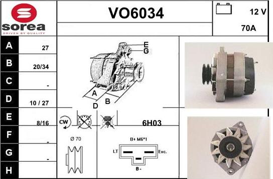 Sera VO6034 - Alternateur cwaw.fr