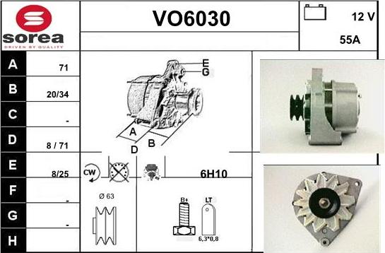 Sera VO6030 - Alternateur cwaw.fr