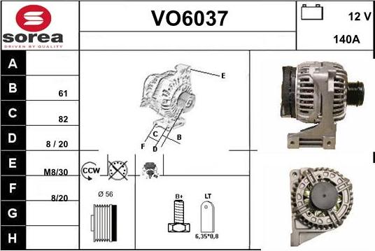 Sera VO6037 - Alternateur cwaw.fr