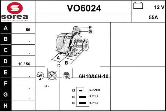 Sera VO6024 - Alternateur cwaw.fr