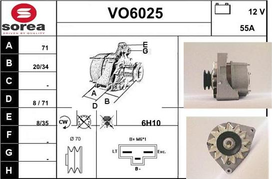 Sera VO6025 - Alternateur cwaw.fr