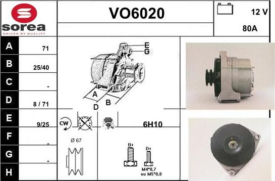 Sera VO6020 - Alternateur cwaw.fr