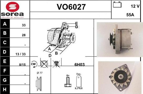 Sera VO6027 - Alternateur cwaw.fr