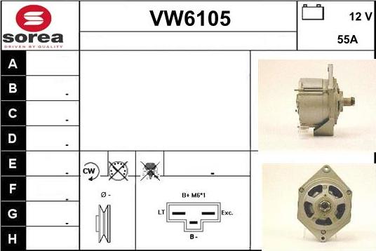 Sera VW6105 - Alternateur cwaw.fr