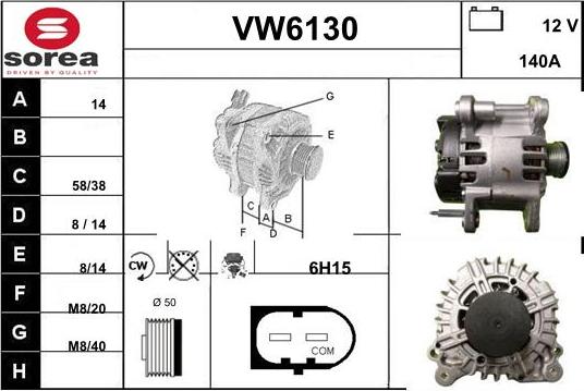 Sera VW6130 - Alternateur cwaw.fr