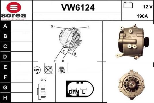 Sera VW6124 - Alternateur cwaw.fr