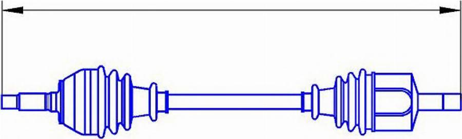 Sercore 12696 - Arbre de transmission cwaw.fr