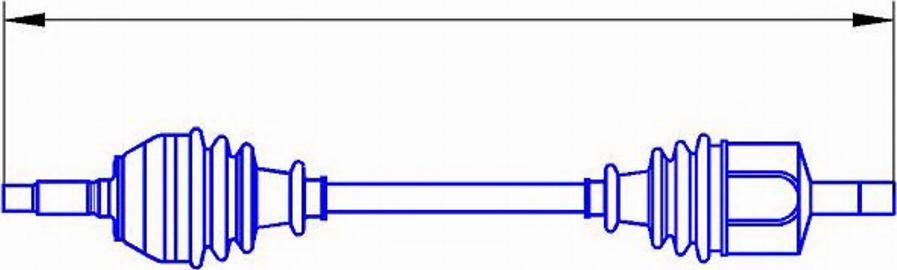 Sercore 12458A - Arbre de transmission cwaw.fr