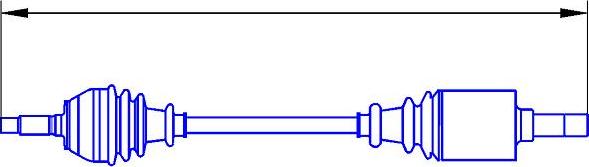 Sercore 12464 - Arbre de transmission cwaw.fr