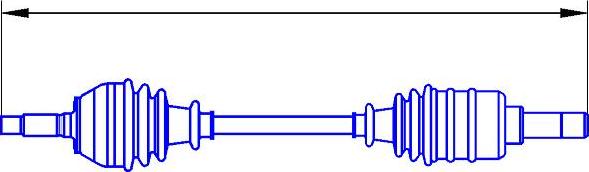 Sercore 12465 - Arbre de transmission cwaw.fr