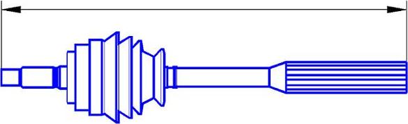 Sercore 12700 - Arbre de transmission cwaw.fr