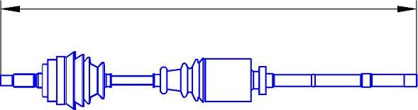 Sercore 12721 - Arbre de transmission cwaw.fr