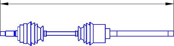 Sercore 12443A - Arbre de transmission cwaw.fr