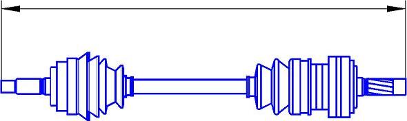 Sercore 12662 - Arbre de transmission cwaw.fr