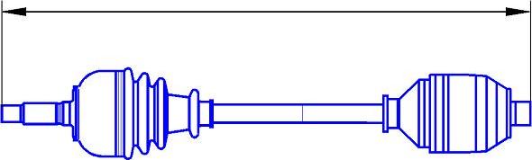 Sercore 12611A - Arbre de transmission cwaw.fr