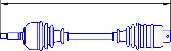 Sercore 12831A - Arbre de transmission cwaw.fr