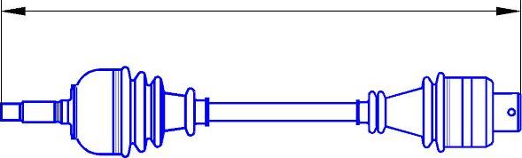 Sercore 12827A - Arbre de transmission cwaw.fr