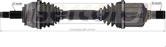 Sercore 221962 - Arbre de transmission cwaw.fr