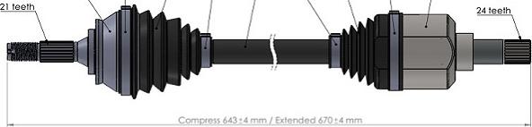 Sercore 221669 - Arbre de transmission cwaw.fr