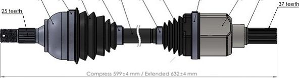 DA SILVA 3263T - Arbre de transmission cwaw.fr