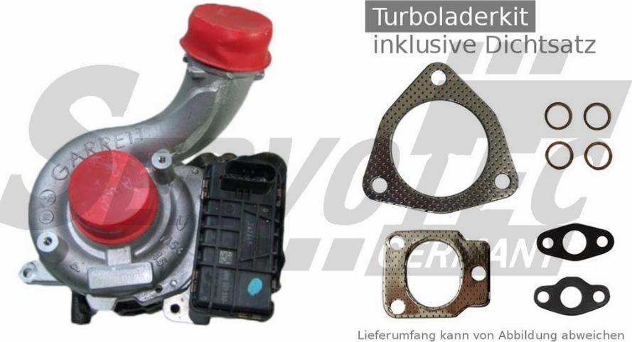 SERVOTEC STTC0244XKIT - Turbocompresseur, suralimentation cwaw.fr