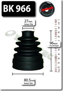 Shaftec BK966 - Joint-soufflet, arbre de commande cwaw.fr