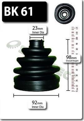 Shaftec BK61 - Joint-soufflet, arbre de commande cwaw.fr