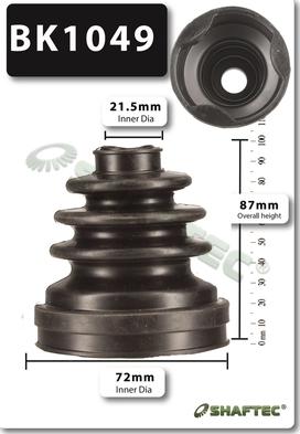 Shaftec BK1049 - Joint-soufflet, arbre de commande cwaw.fr