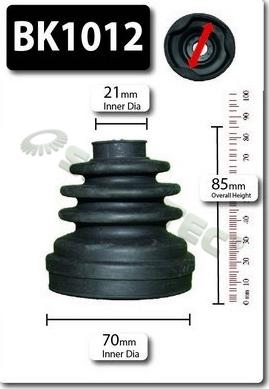 Shaftec BK1012 - Joint-soufflet, arbre de commande cwaw.fr