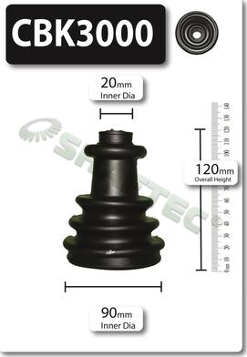 Shaftec CBK3000 - Joint-soufflet, arbre de commande cwaw.fr