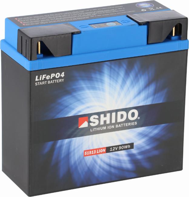 SHIDO 51913 LION -S- - Batterie de démarrage cwaw.fr