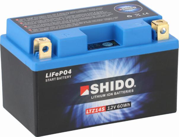 SHIDO LTZ14S LION -S- - Batterie de démarrage cwaw.fr