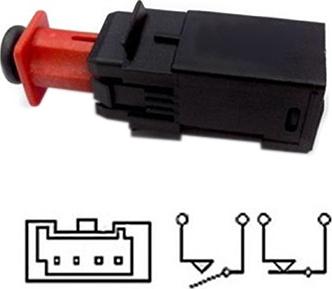 Sidat 5.140080 - Interrupteur des feux de freins cwaw.fr