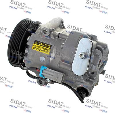 Sidat 1.4115R - Compresseur, climatisation cwaw.fr