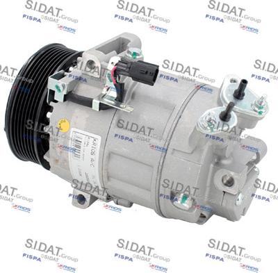 Sidat 1.2163A - Compresseur, climatisation cwaw.fr